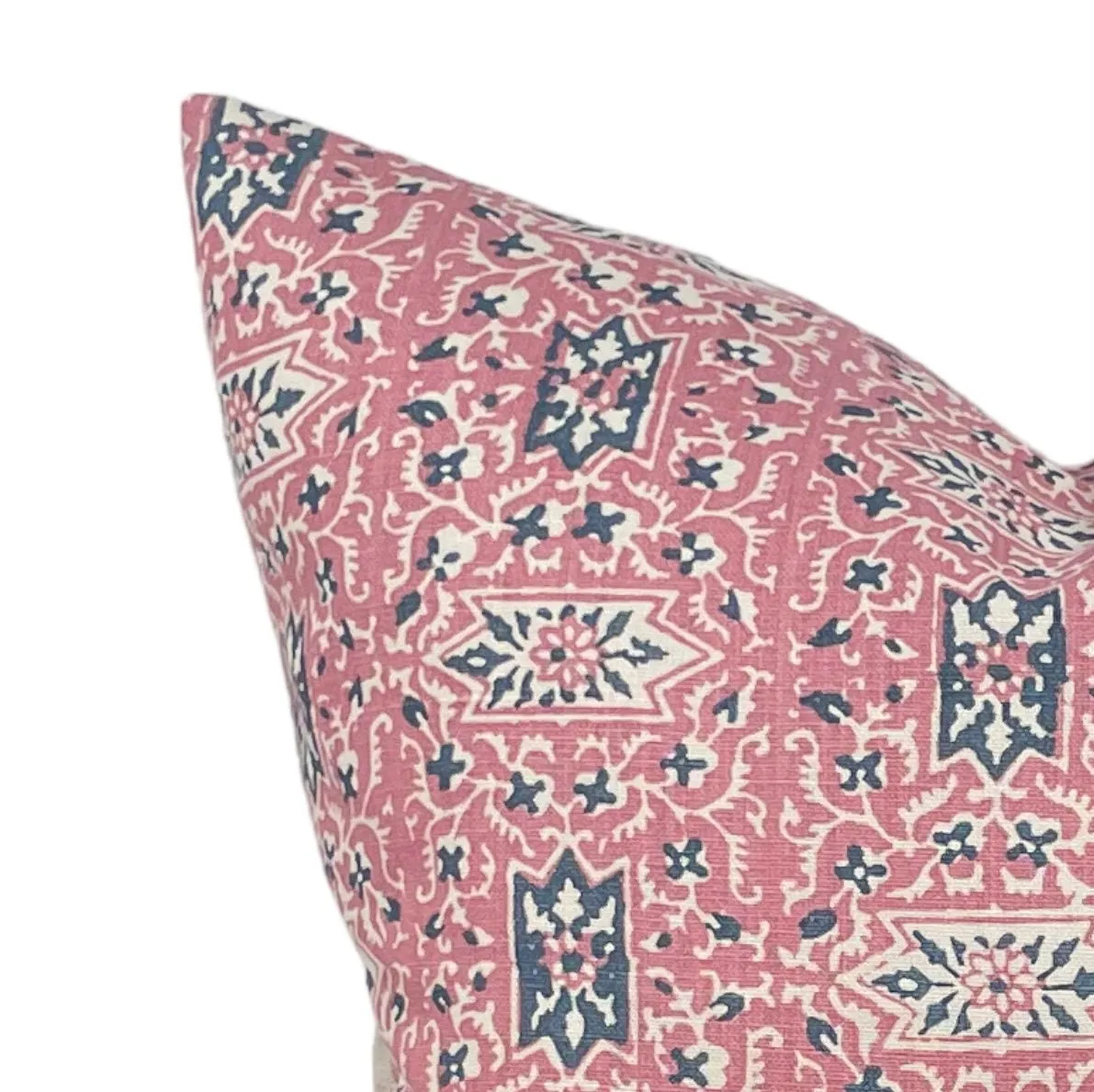 READY TO SHIP Carolina Irving 'Cordoba' Designer Pillows in Rasberry/Indigo