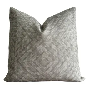 ready to ship Designer Clay McLaurin Rattan Pillow Cover in Mineral