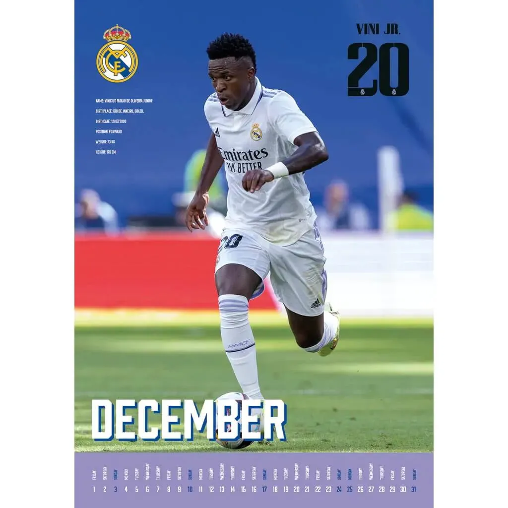 Real Madrid 2023 Official Calendar