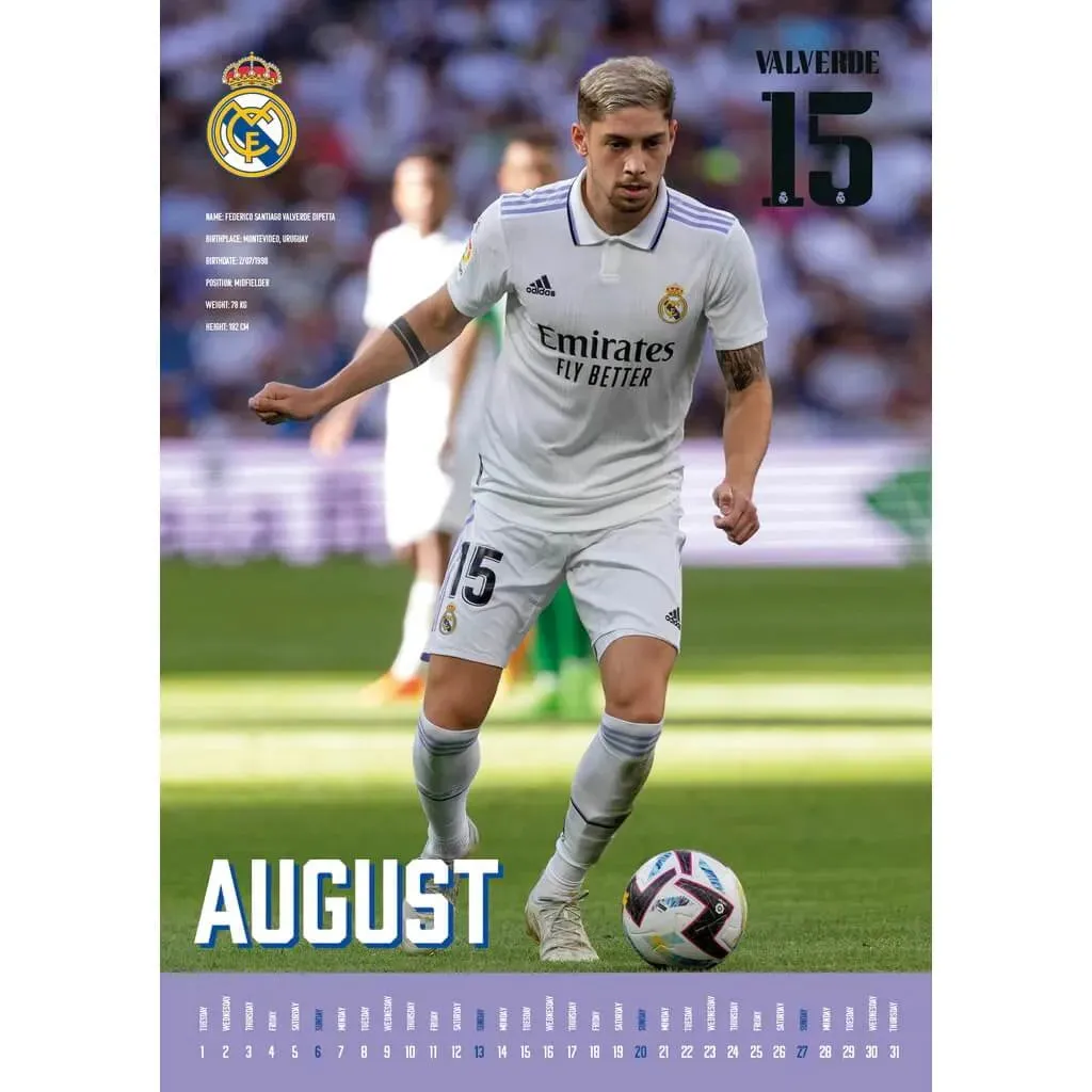 Real Madrid 2023 Official Calendar