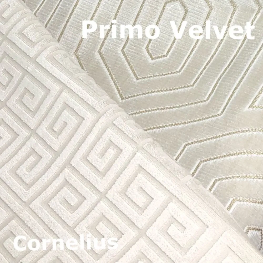 Robert Allen Beacon Hill Primo Cream Contoured Velvet Pillow Cover