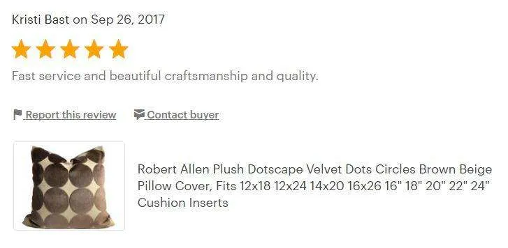 Robert Allen Plush Dotscape Velvet Dots Circles Major Brown Beige Pillow Cover