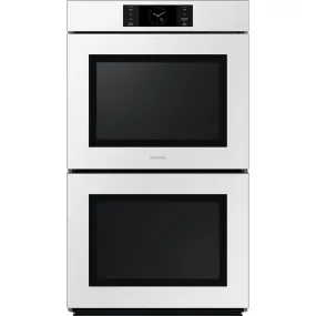 Samsung 30" Double Wall Oven (NV51CB700D12AA) - White Glass