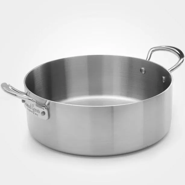 Samuel Groves Classic Stainless Steel Triply Sautepan with Side Handles & Lid 26cm