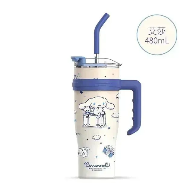 Sanrio Smiles Kuromi Cinnamoroll My Melody Big Tumbler (1200 ml)