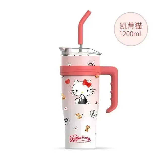 Sanrio Smiles Kuromi Cinnamoroll My Melody Big Tumbler (1200 ml)