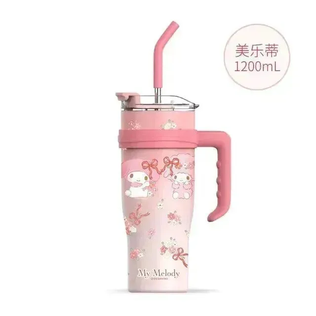 Sanrio Smiles Kuromi Cinnamoroll My Melody Big Tumbler (1200 ml)