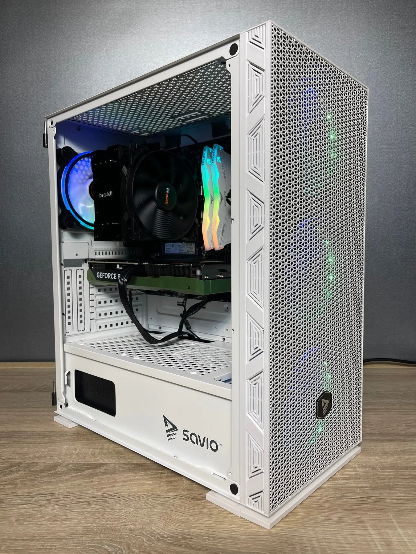 Savio PC Case Raptor X1 ARGB White