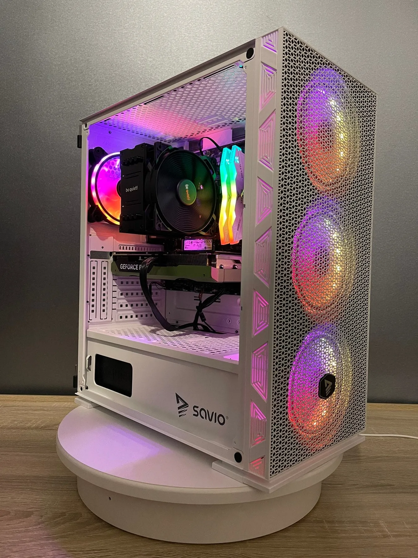 Savio PC Case Raptor X1 ARGB White