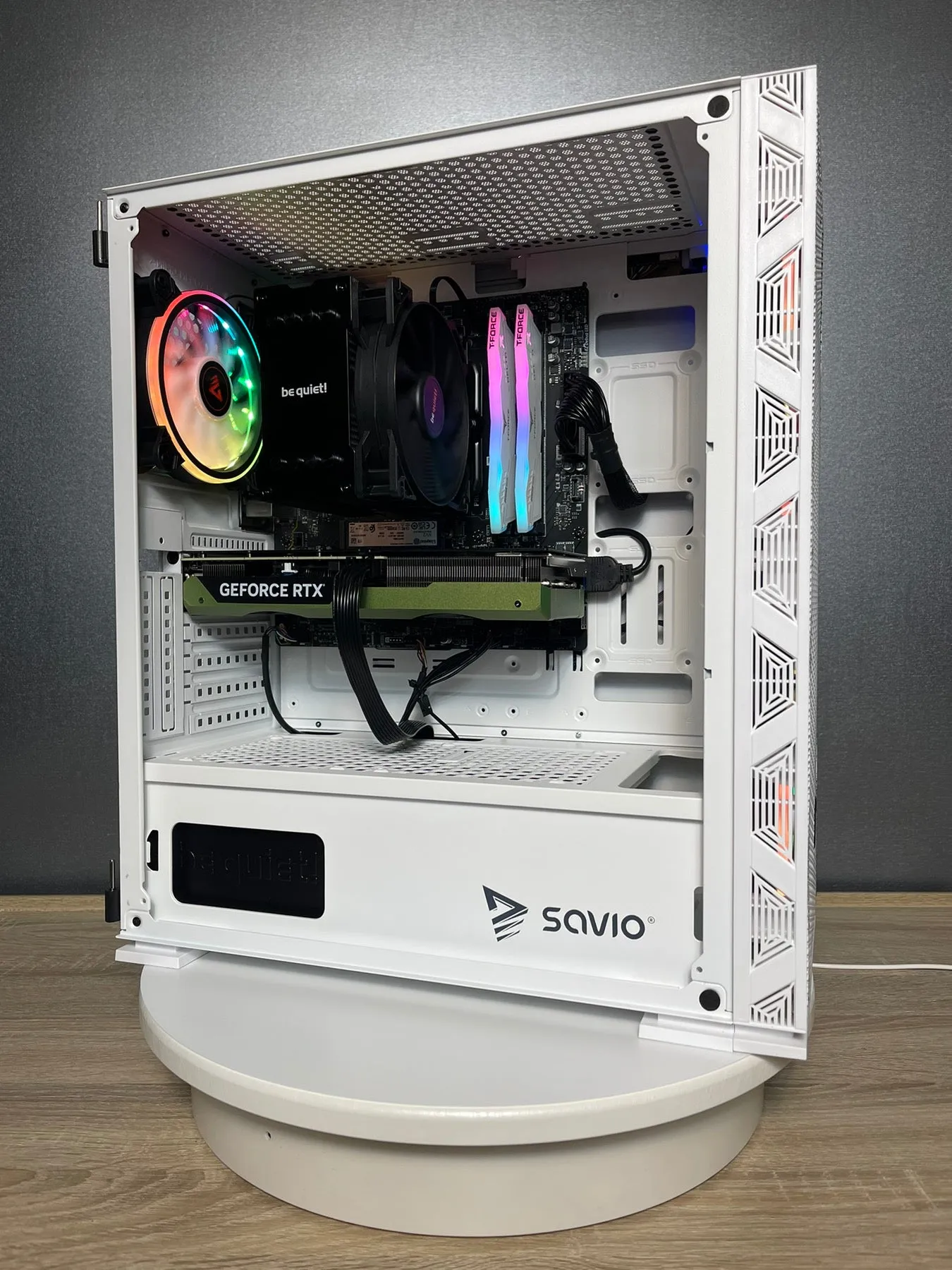 Savio PC Case Raptor X1 ARGB White