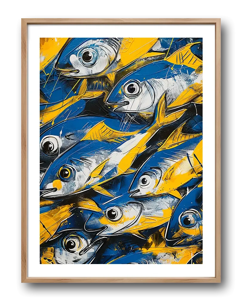 School of Fish Poster