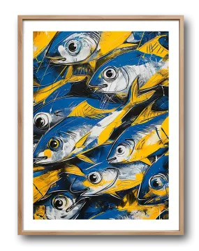 School of Fish Poster