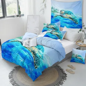 Sea Turtle Life Duvet Cover Set