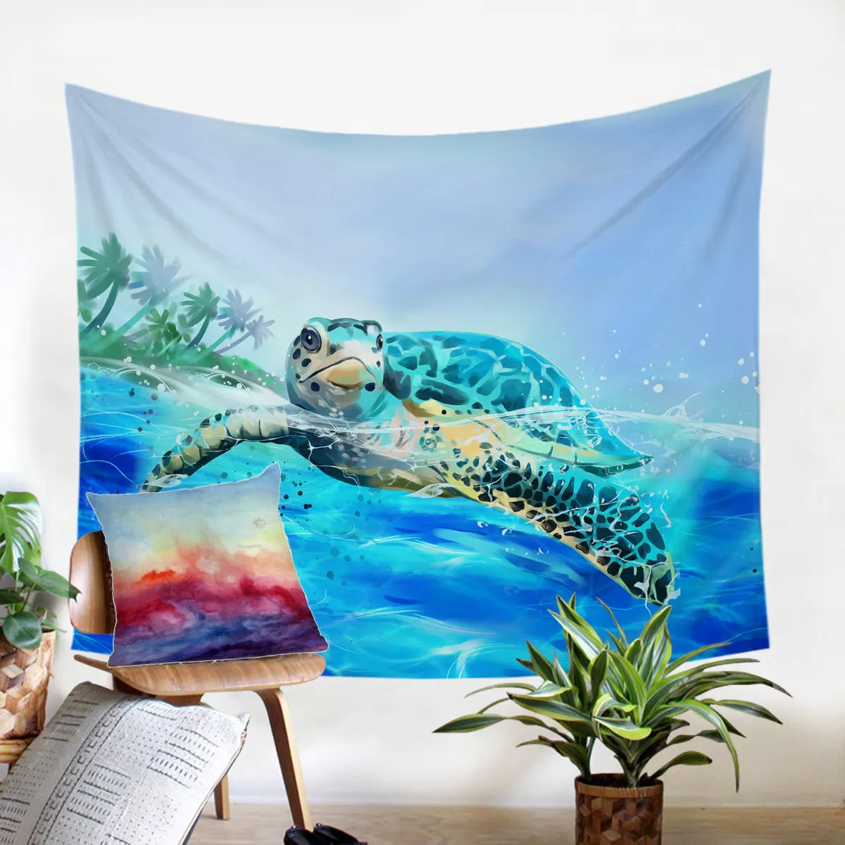 Sea Turtle Life Duvet Cover Set