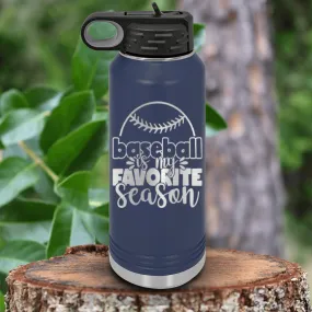 Season Of Home Runs Water Bottle