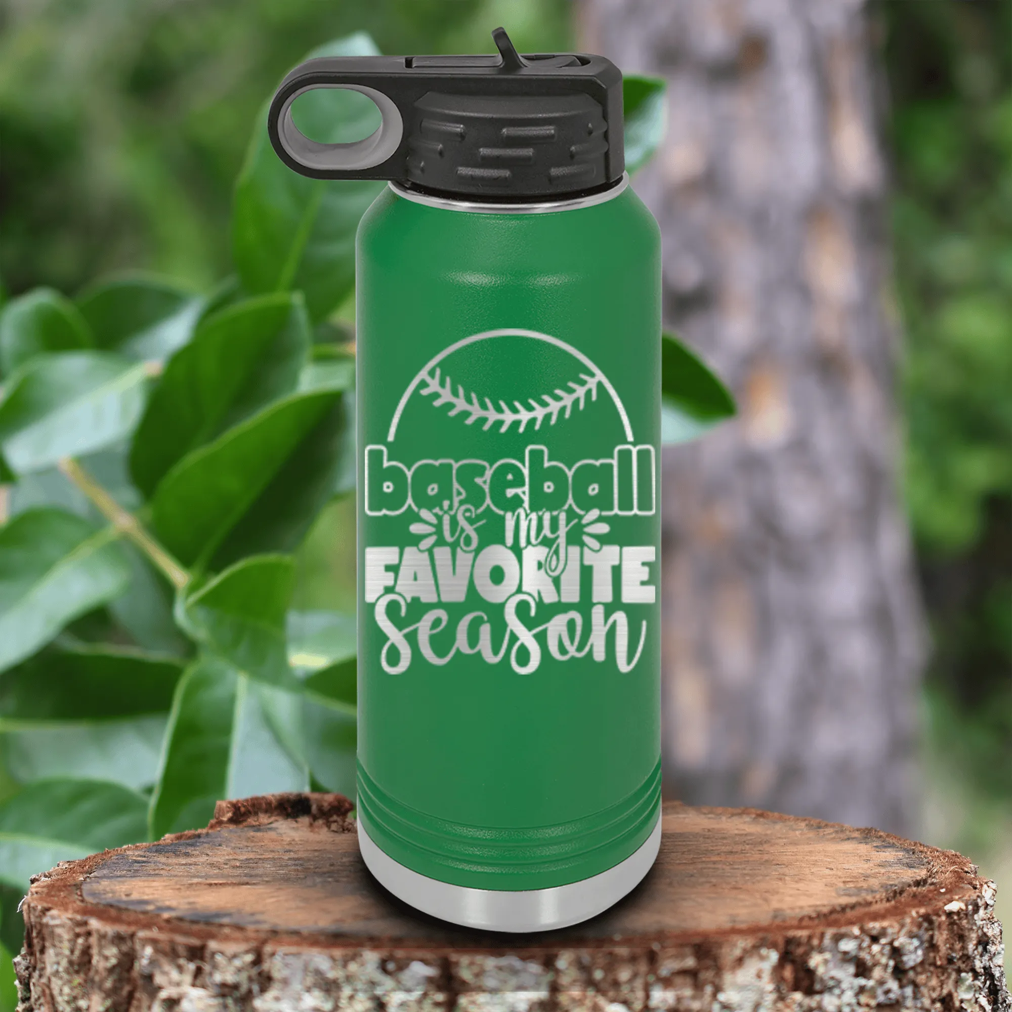 Season Of Home Runs Water Bottle