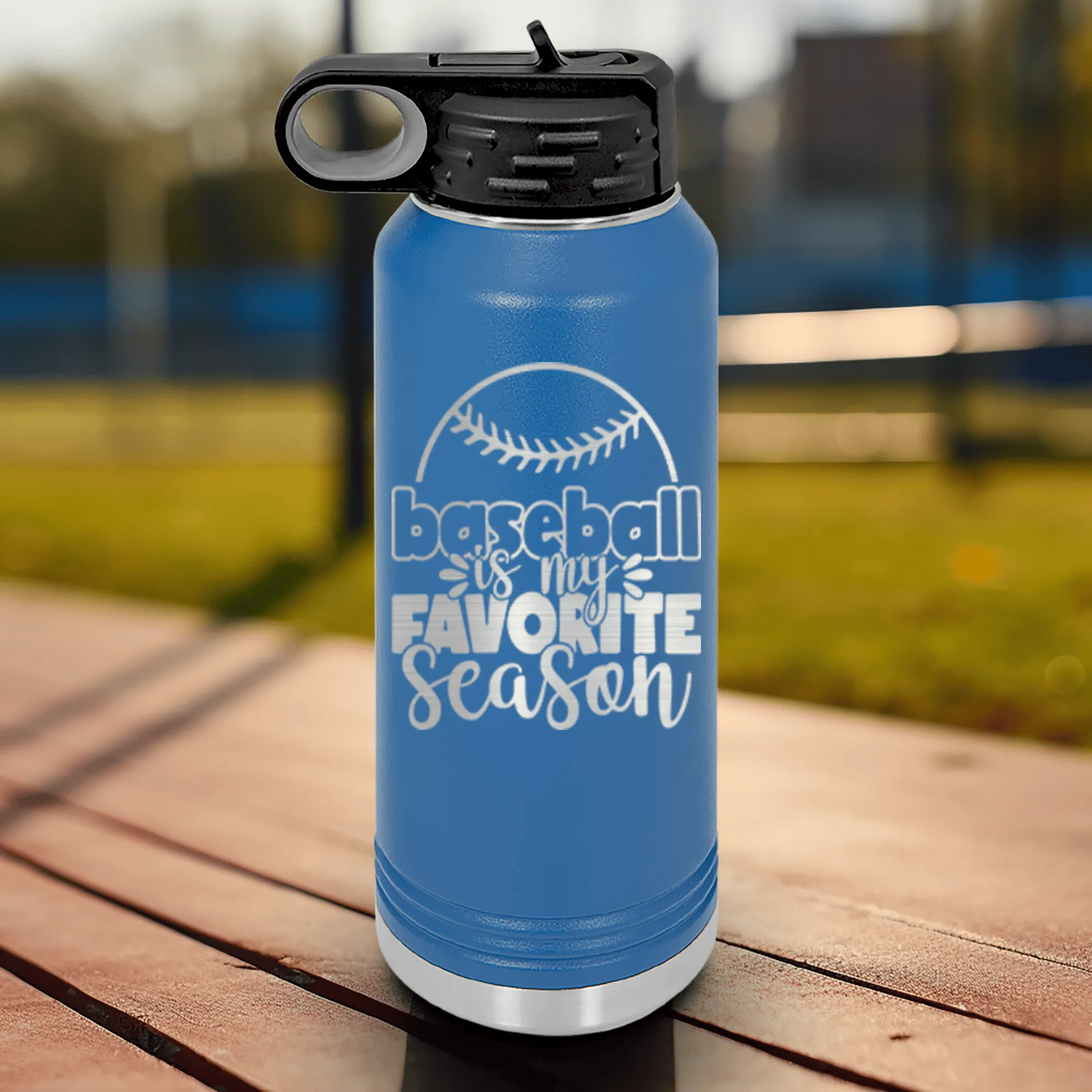 Season Of Home Runs Water Bottle