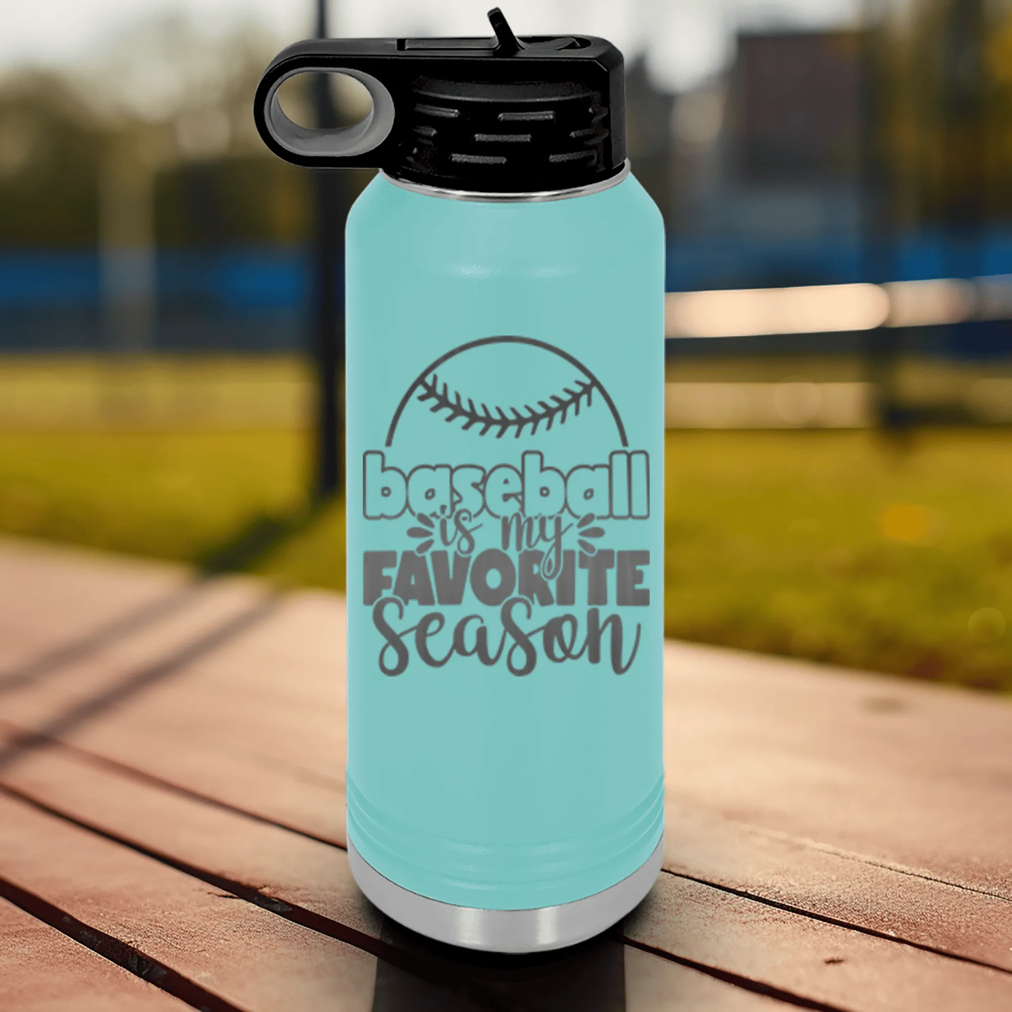 Season Of Home Runs Water Bottle