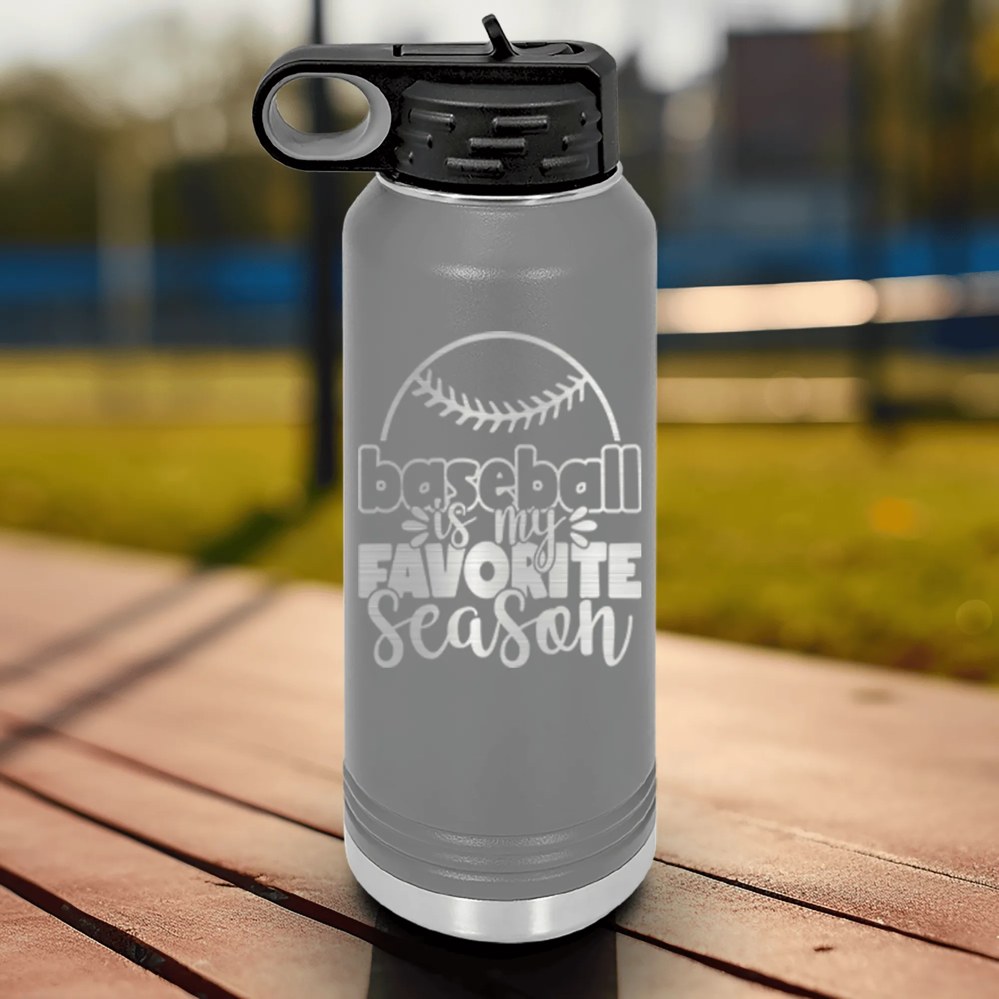 Season Of Home Runs Water Bottle