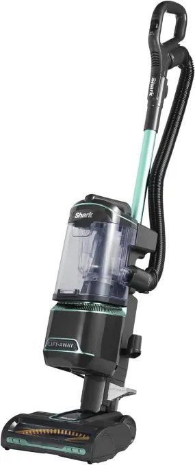 Shark Anti Hair Wrap Upright Vacuum Cleaner [NZ690UK] Powered Lift-Away, Anti-Allergen - Turquoise