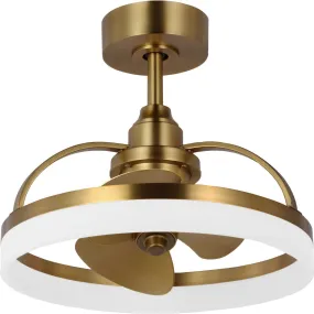 Shear Ceiling Fan in Brushed Bronze