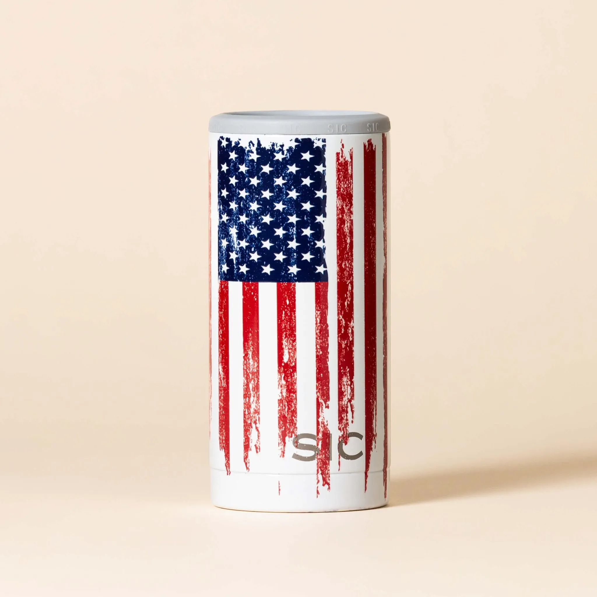 SIC® Slim Can Cooler American Flag