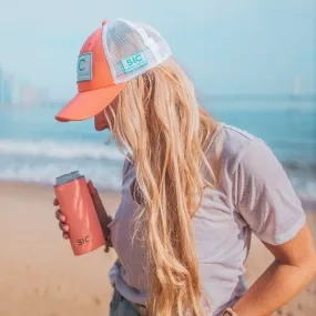 SIC® Slim Can Cooler Matte Coral