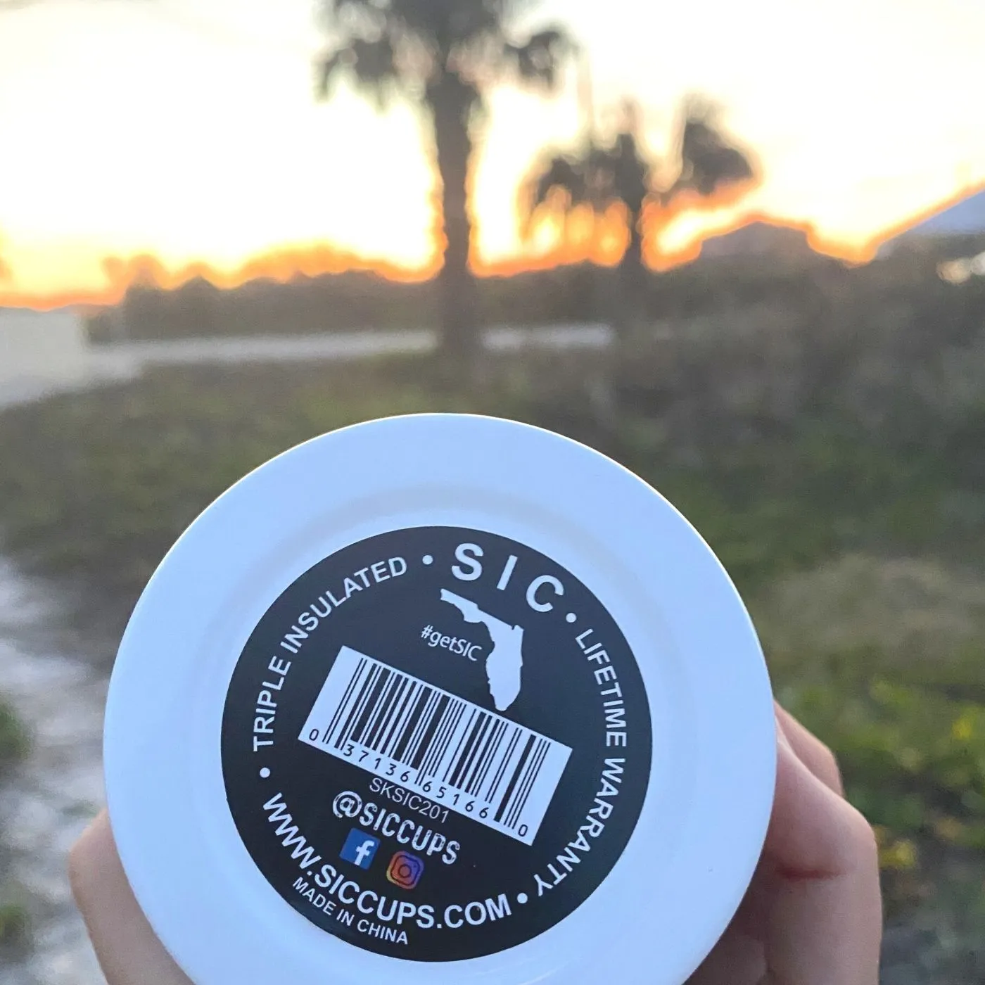 SLIM CAN COOLER BY SIC - FLORIDA SUNSET