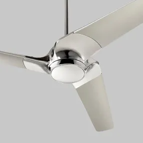 Sol 52" 3 Blade Ceiling Fan - Polished Nickel