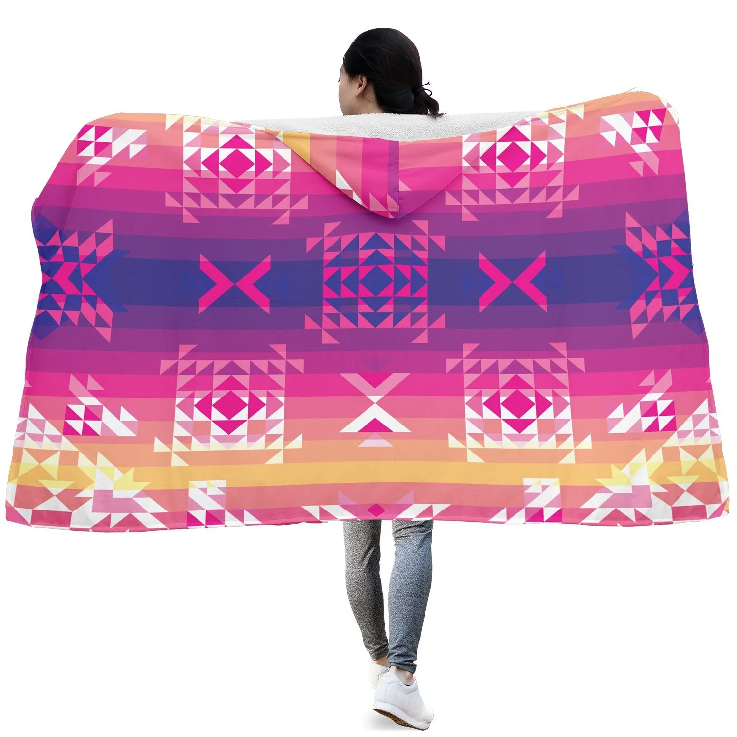 Soleil Overlay LG Hooded Blanket