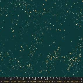 Speckled in Pine Metallic by Rashida Coleman-Hale of Ruby Star Society for Moda