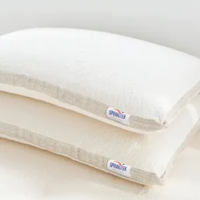 Springtek 100% Natural Latex Charcoal Infused Pillow Pack of 2-16 x 24