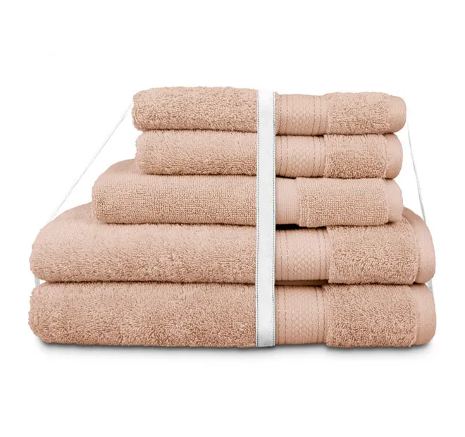 St Regis 5 Piece 600GSM Cotton Towel Set Dusk