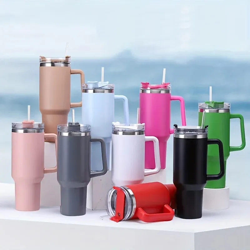 Stainless Steel Insulated Water Bottle & Coffee Car Cup