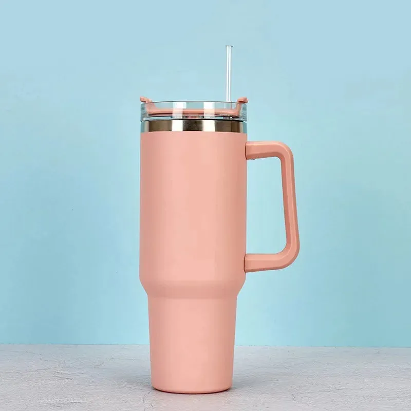 Stainless Steel Insulated Water Bottle & Coffee Car Cup