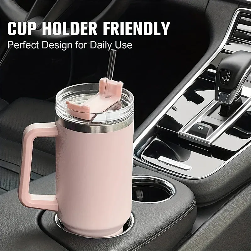 Stainless Steel Insulated Water Bottle & Coffee Car Cup