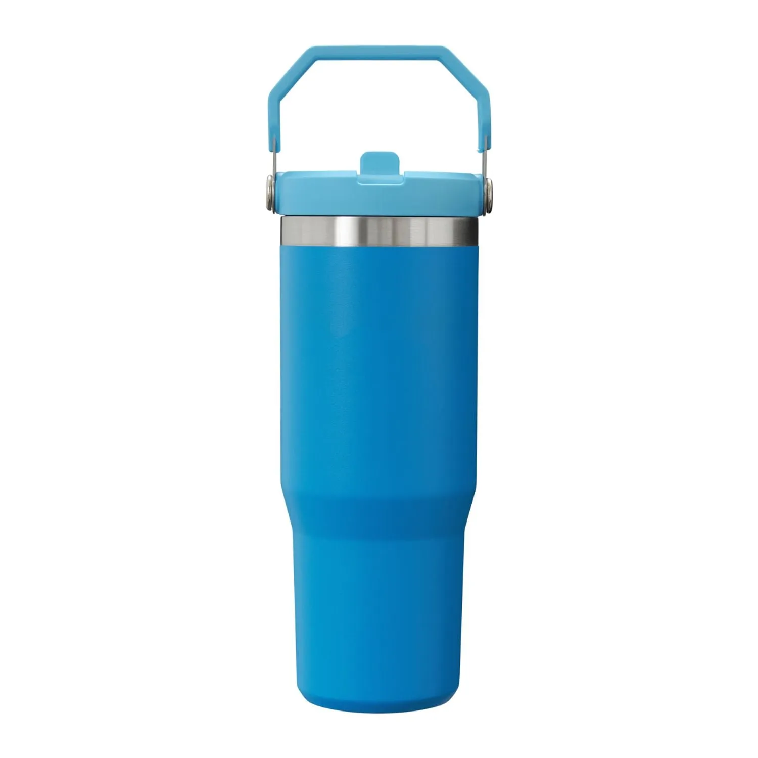 Stanley IceFlow Flip Straw 30oz Custom Tumblers, Azure