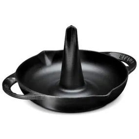 Staub - Matte Black Vertical Chicken Roaster (24cm/9.5")