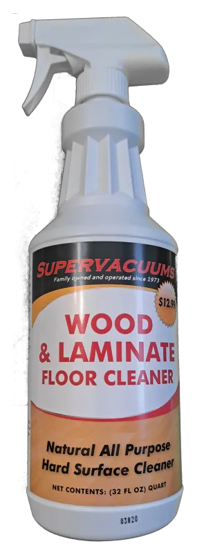 Supervacuums Natural Wood and Laminate Floor Cleaner Spray - 32 fl oz