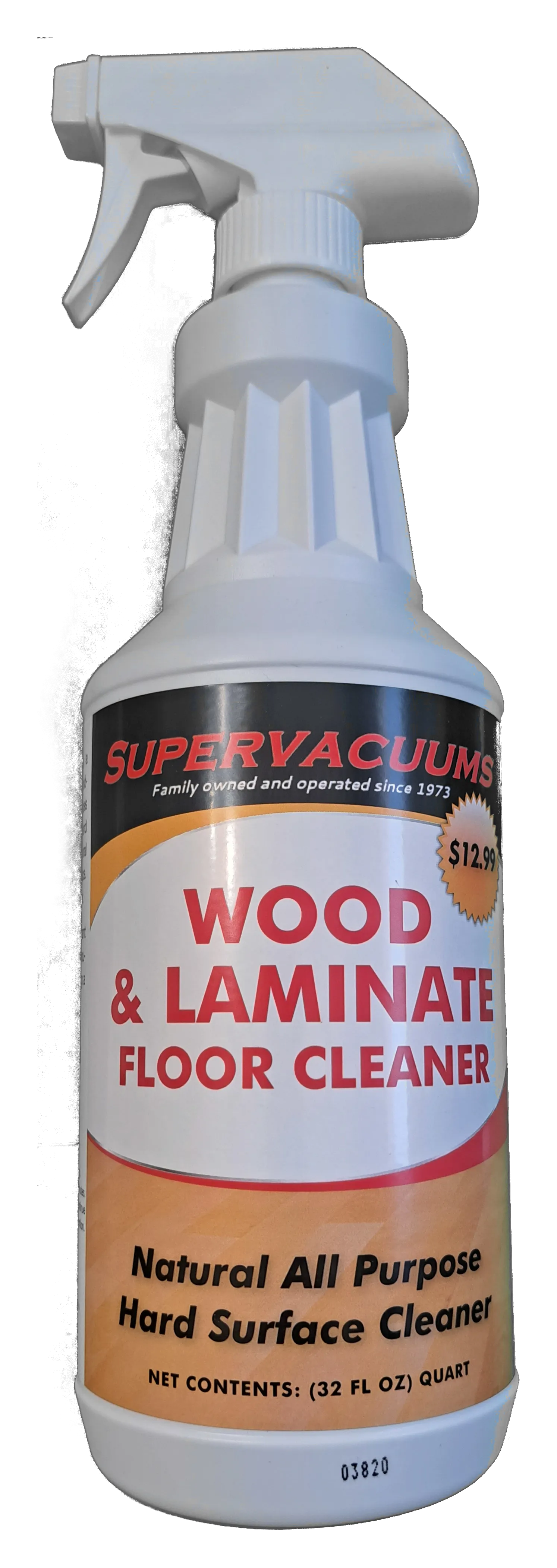 Supervacuums Natural Wood and Laminate Floor Cleaner Spray - 32 fl oz