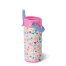 *SWIG for Kids Flower Power Flip   Sip Slim Tumbler (12oz)