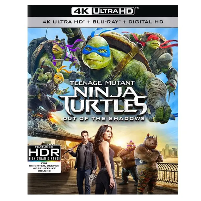 Teenage Mutant Ninja Turtles Out of the Shadows [4K Ultra HD Blu-ray/Blu-ray] [2016]