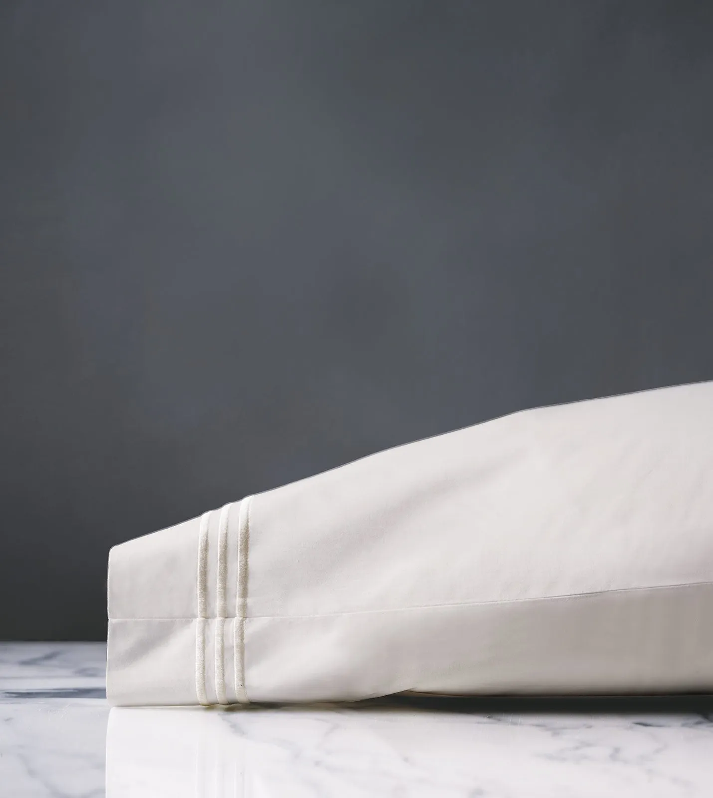 Tessa Ivory Pillowcase in Creme