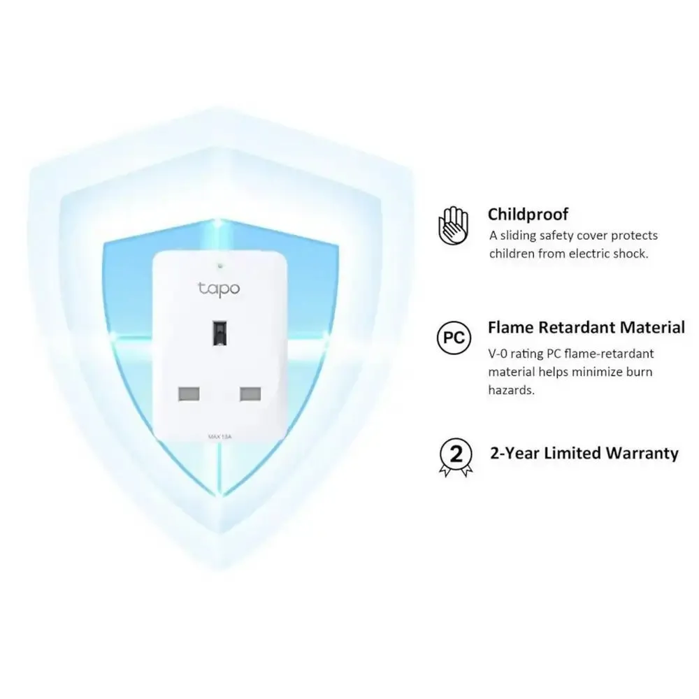 TP-LINK TAPO P110 Energy Monitoring Mini Smart Wi-Fi Plug, White