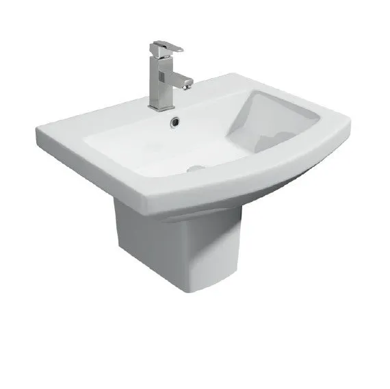 Trim 550mm Basin and Semi Pedestal