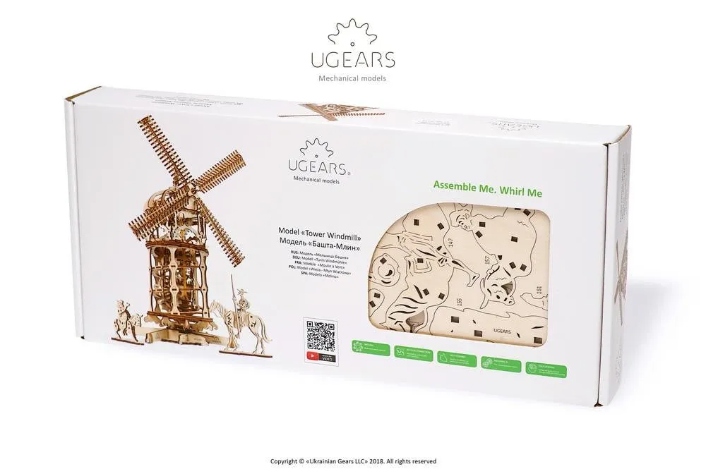 UGears Tower Windmill