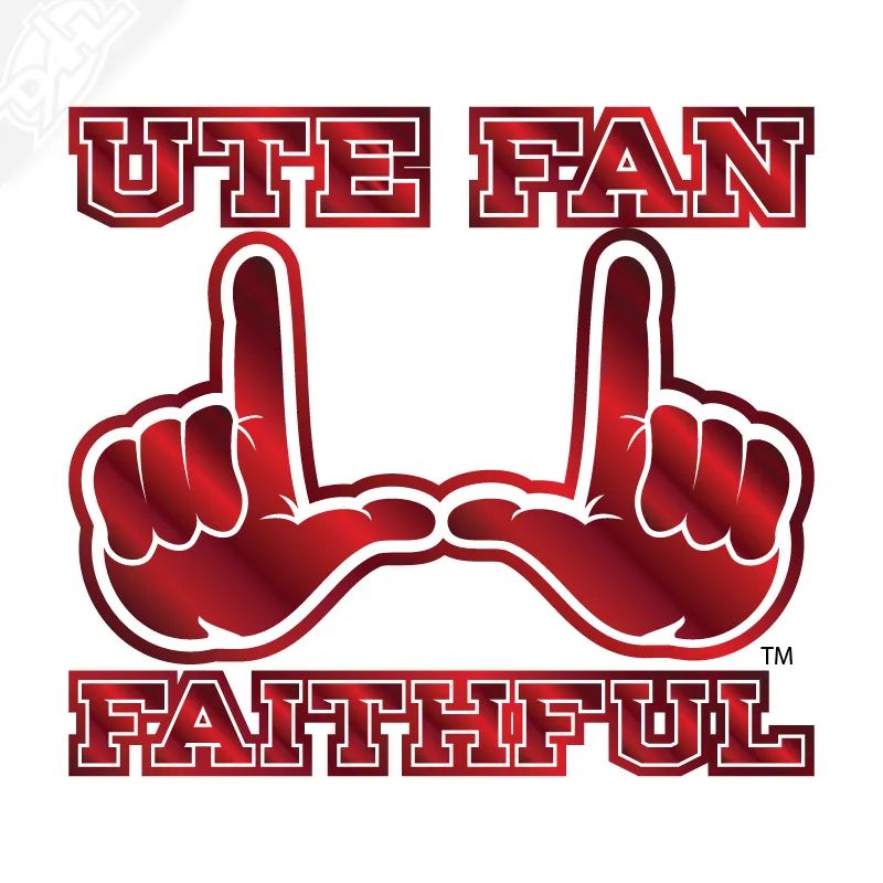 Utah Fan Faithful Vinyl Decal