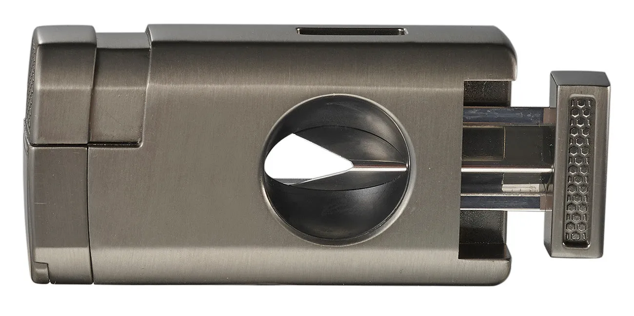 Visol Kamet V Cutter Gunmetal Triple Torch Cigar Lighter