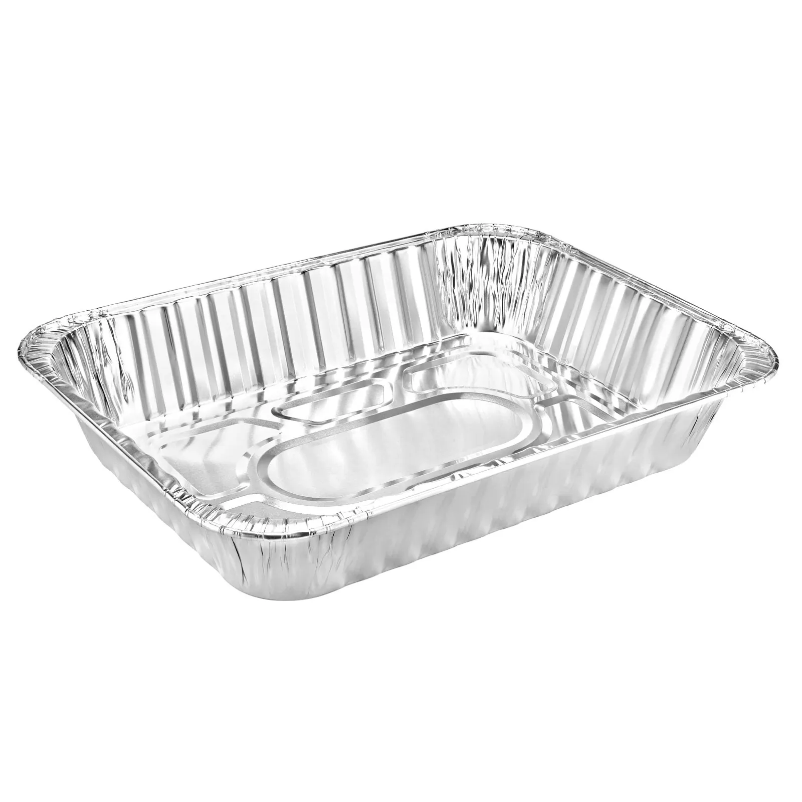 *WHOLESALE* Aluminum Large 17" X 12.5" X 3.19" Rectangular Roaster | 100 ct/case