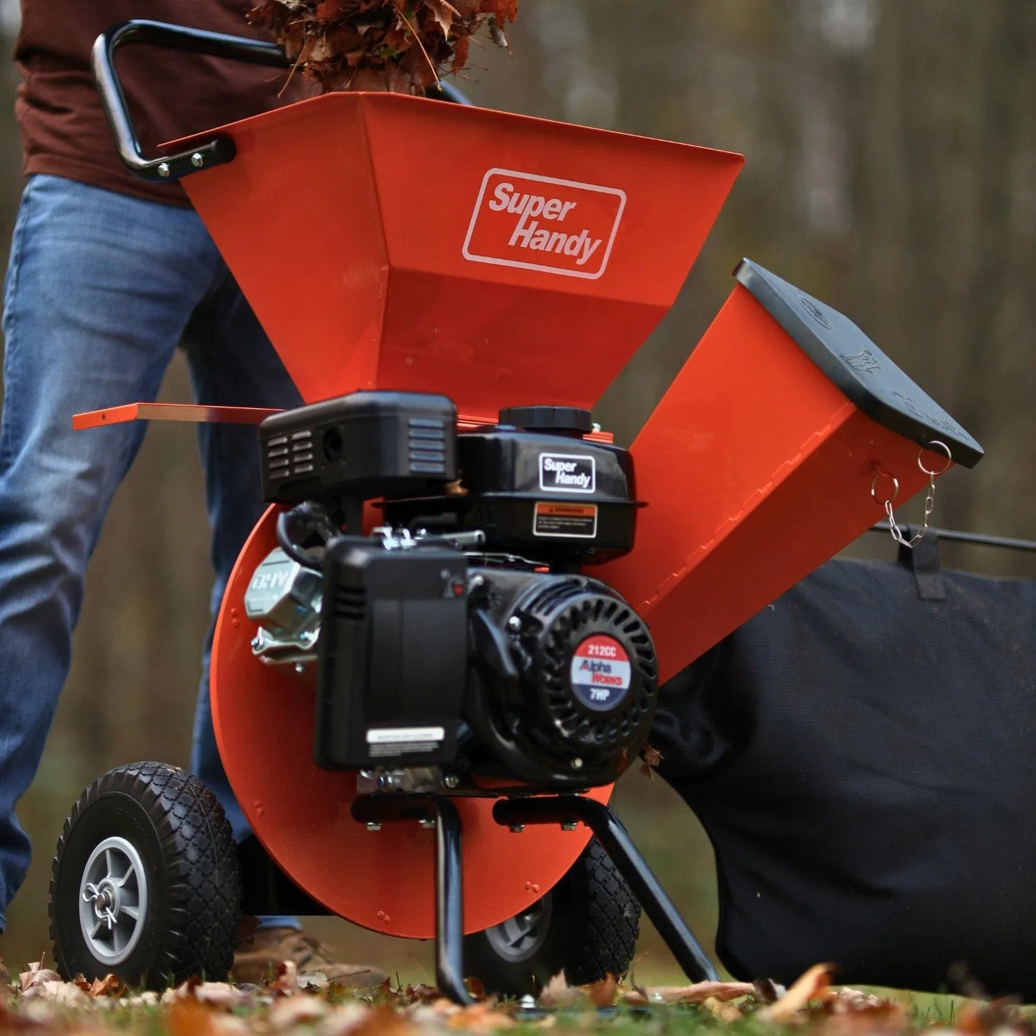 Wood Chipper Pro - 7HP 212CC, 3" Max Branch Capacity